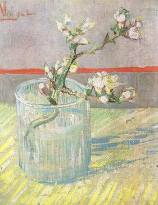 Vincent Van Gogh Blossoming Almond Branch in a Glass (nn04) china oil painting image